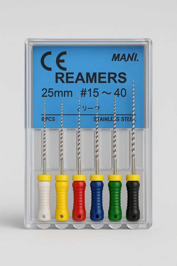 Reamers – Stainless Steel & NiTi Mani
